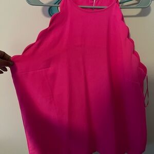 Vanilla Bay Fuchsia Sleeveless Top